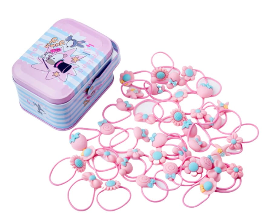 Plaukų gumyčių rinkinys 40 vnt. N32