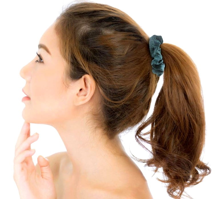 Plaukų gumytė A47 tamsiai raudona P305