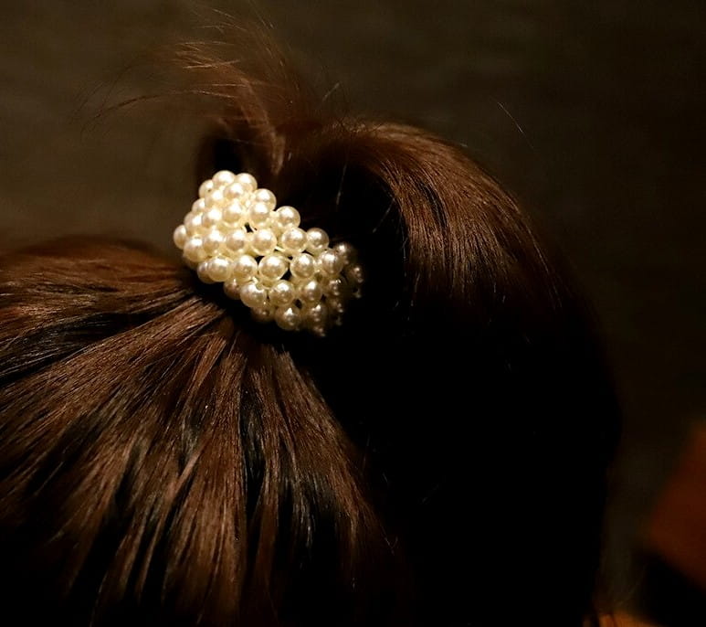 Plaukų gumytė C27 balta P302