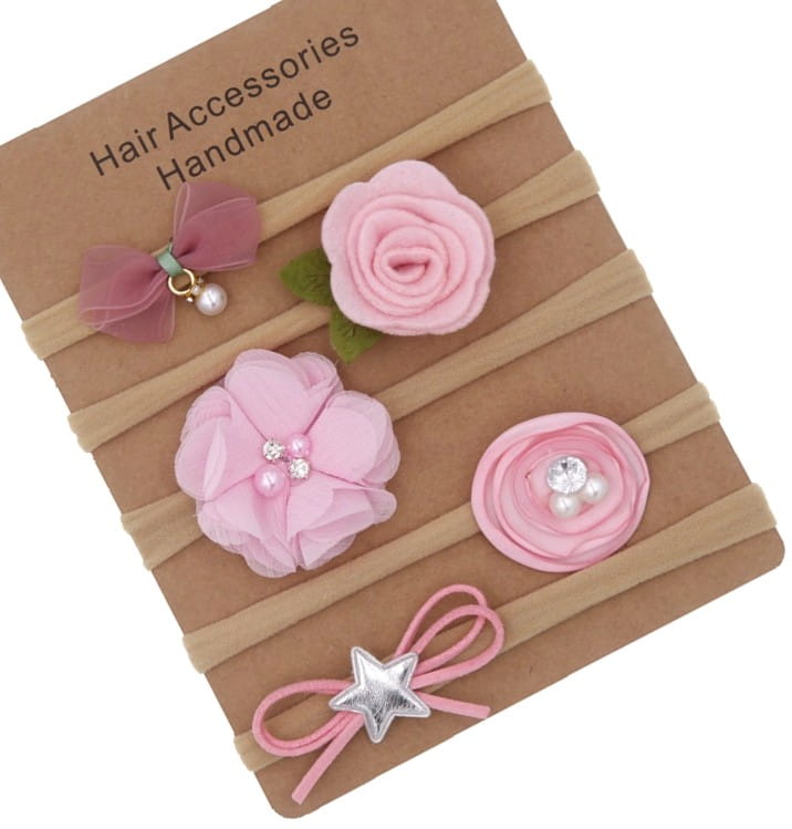 Plaukų juostų rinkinys vaikams, 5 vnt. A100 P246