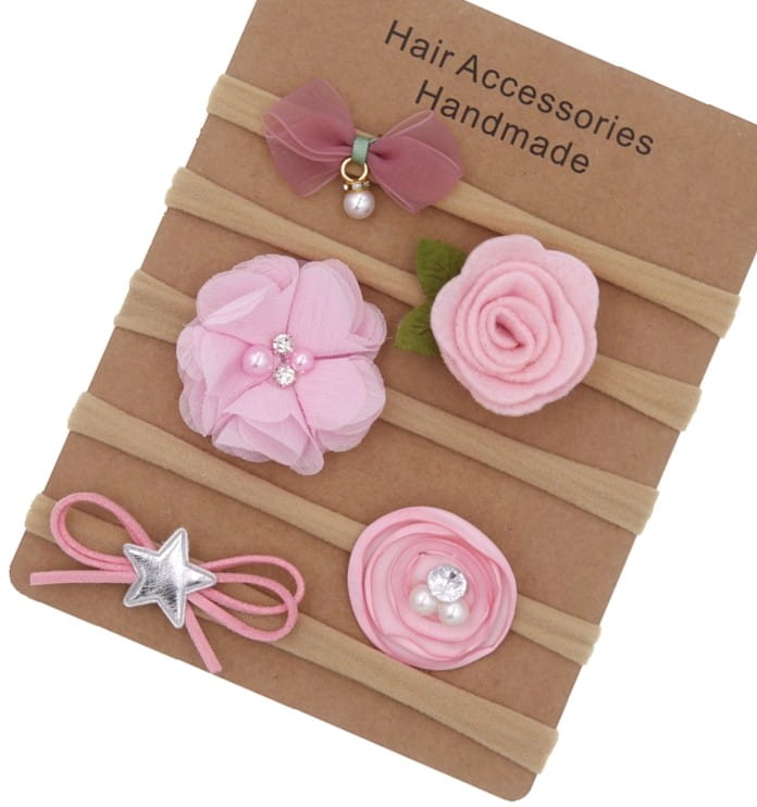 Plaukų juostų rinkinys vaikams, 5 vnt. A100 P246