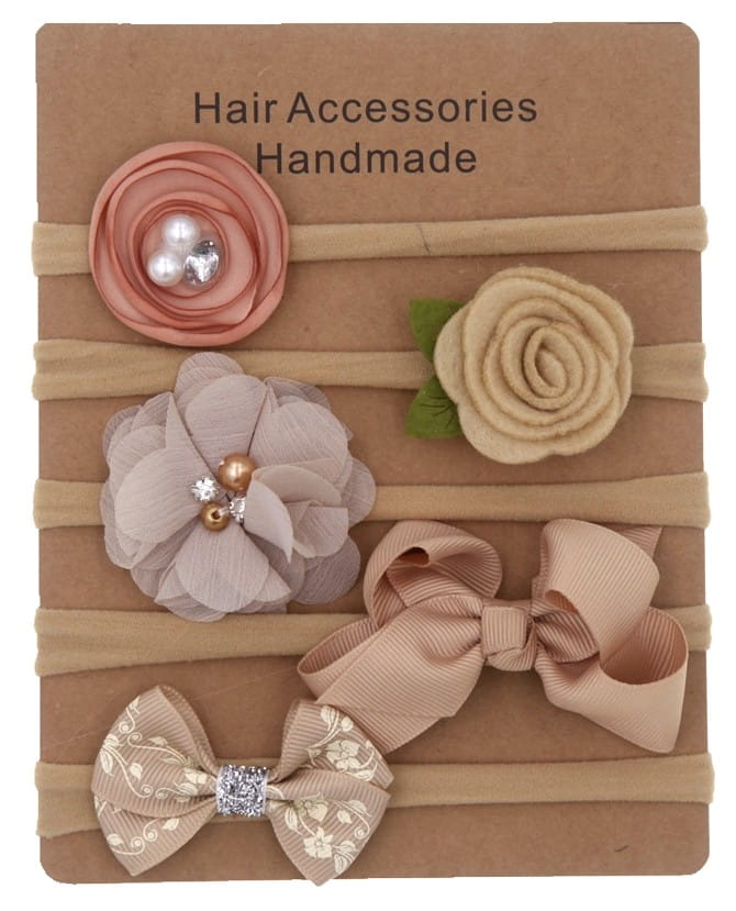 Plaukų juostų rinkinys vaikams, 5 vnt. E100 P245