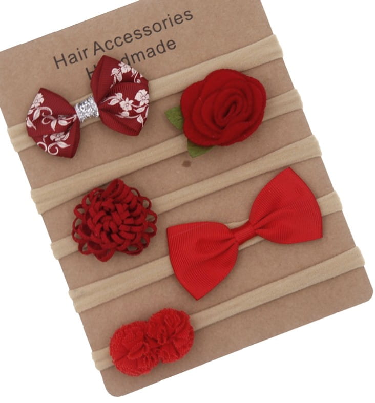 Plaukų juostų rinkinys vaikams, 5 vnt. V100 P243