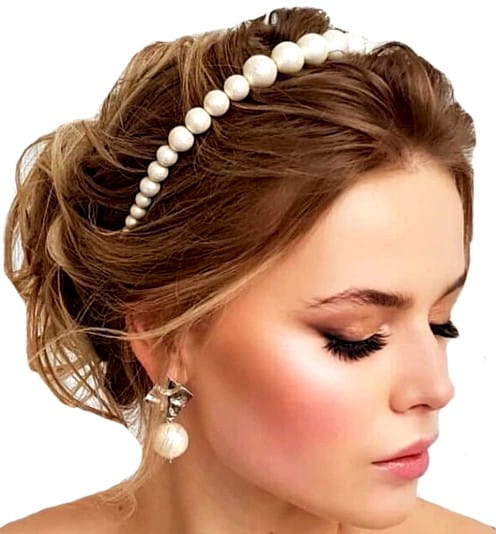 Plaukų lankelis C3 baltas P228