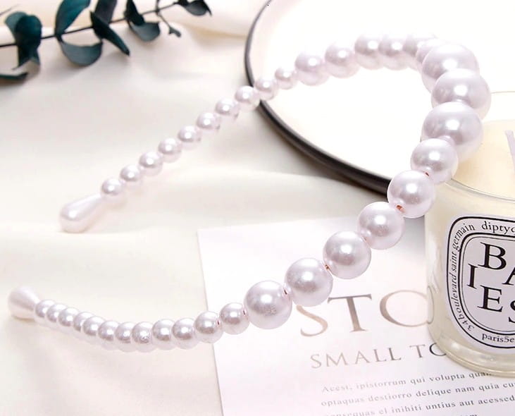 Plaukų lankelis C3 baltas P228