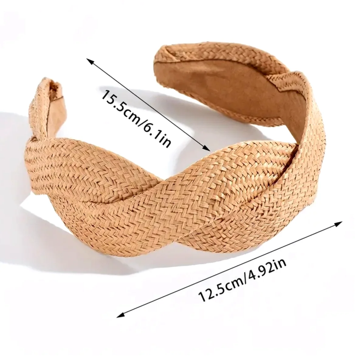 Plaukų lankelis V10, smėlio spalvos P222