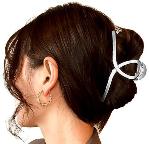 Plaukų segtukas E124 sidabro spalvos P174