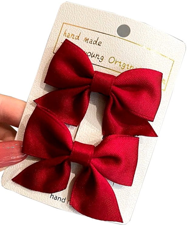 Plaukų segtukų rinkinys, 2 vnt. T77 raudoni P69