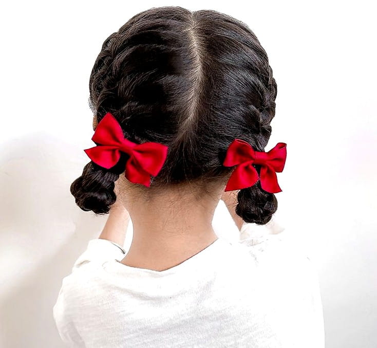 Plaukų segtukų rinkinys, 2 vnt. T77 raudoni P69