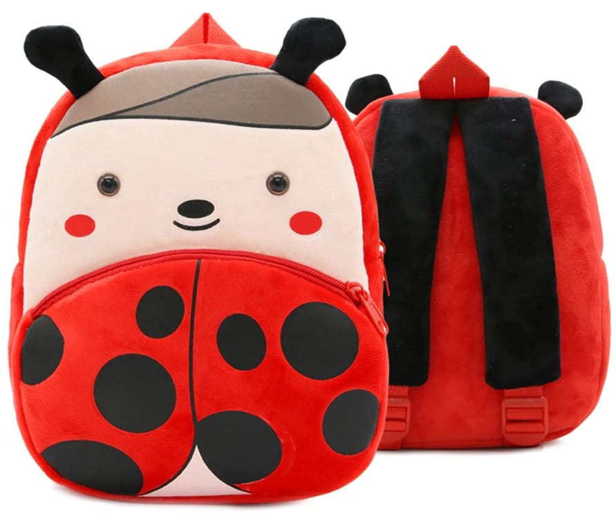 Pliušinė kuprinė - boružė S35