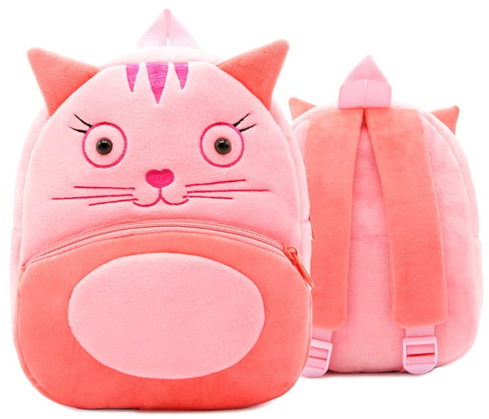 Pliušinė kuprinė - katytė S35