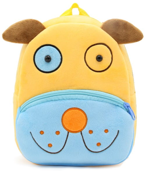 Pliušinė kuprinė - šuniukas A35