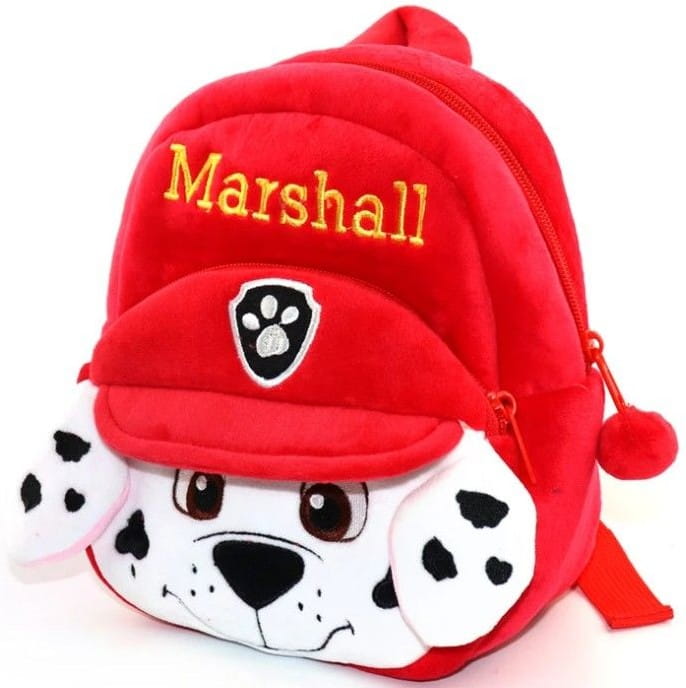 Pliušinė kuprinė - šuniukas R121