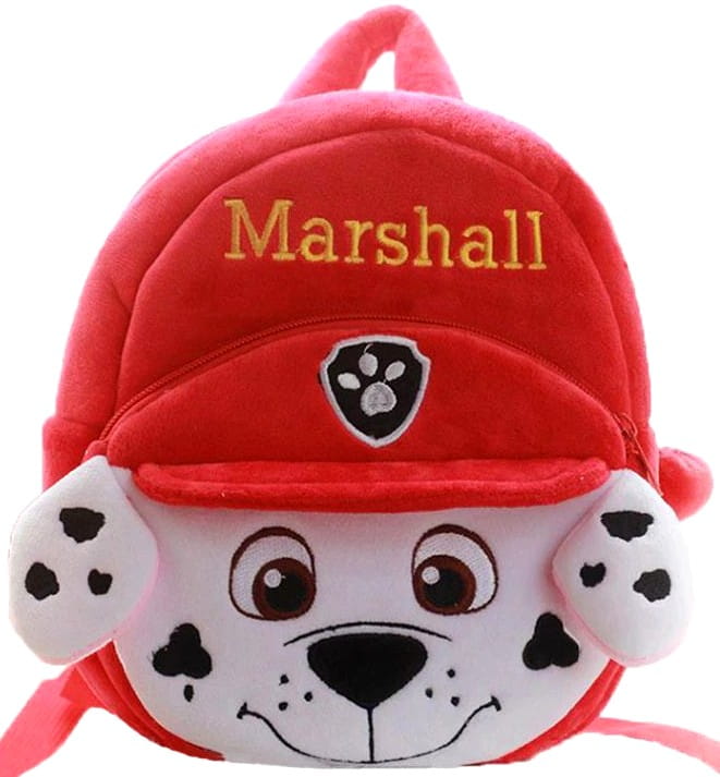 Pliušinė kuprinė - šuniukas R121