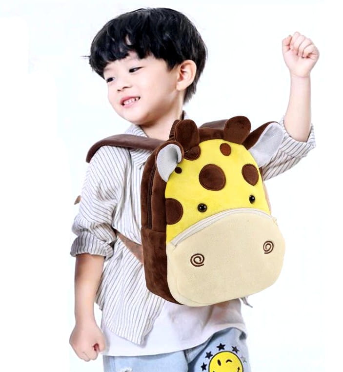 Pliušinė kuprinė - žirafa S35