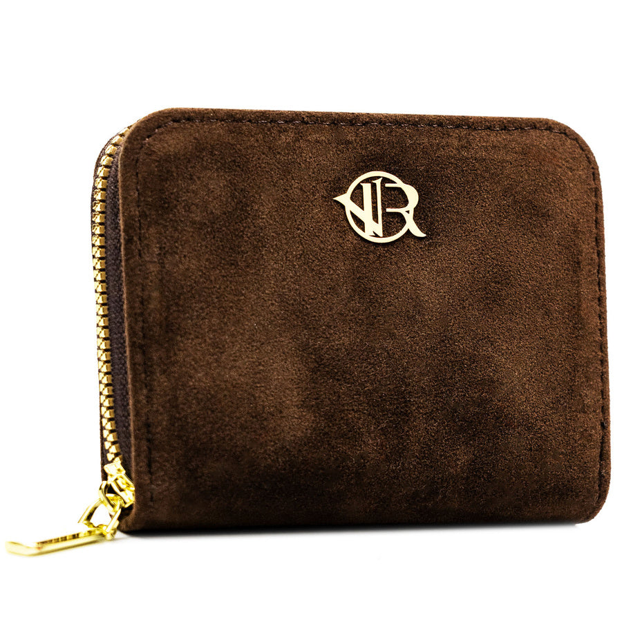 Moteriška ruda ekologiškos odos piniginė su užtrauktuku „Rovicky“ ST107