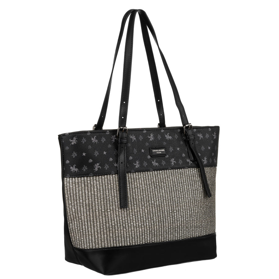 Didelė moteriška „David Jones“ shopper tipo rankinė su reguliuojamomis rankenomis D19