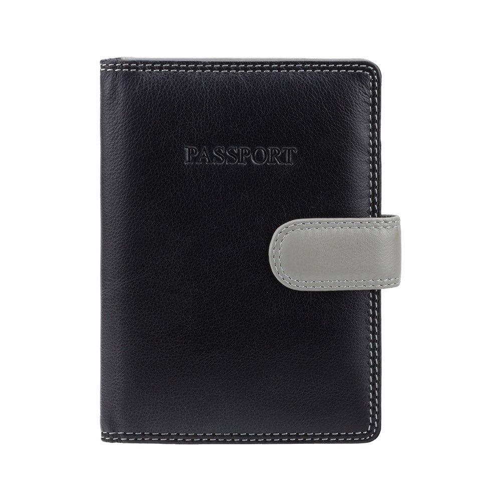 Moteriškas dokumentų dėklas Visconti RB-75, juodas multi