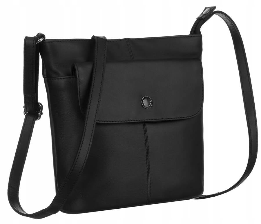 Moteriška „Peterson“ natūralios lygios odos rankinė per petį RP10