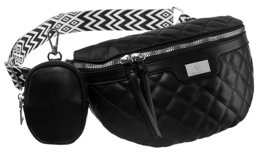 Moteriška juosmens rankinė Rovicky, juoda