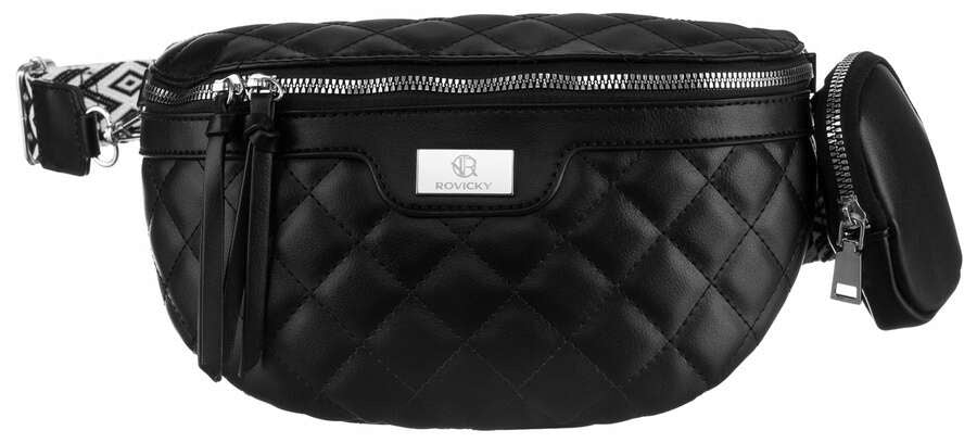 Moteriška juosmens rankinė Rovicky, juoda