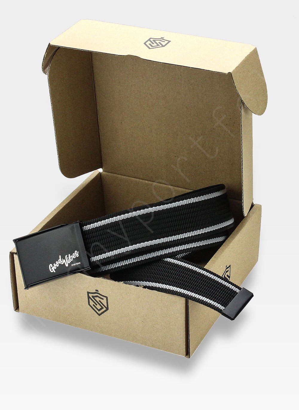 Diržas su sagtimi Stevens, juodas