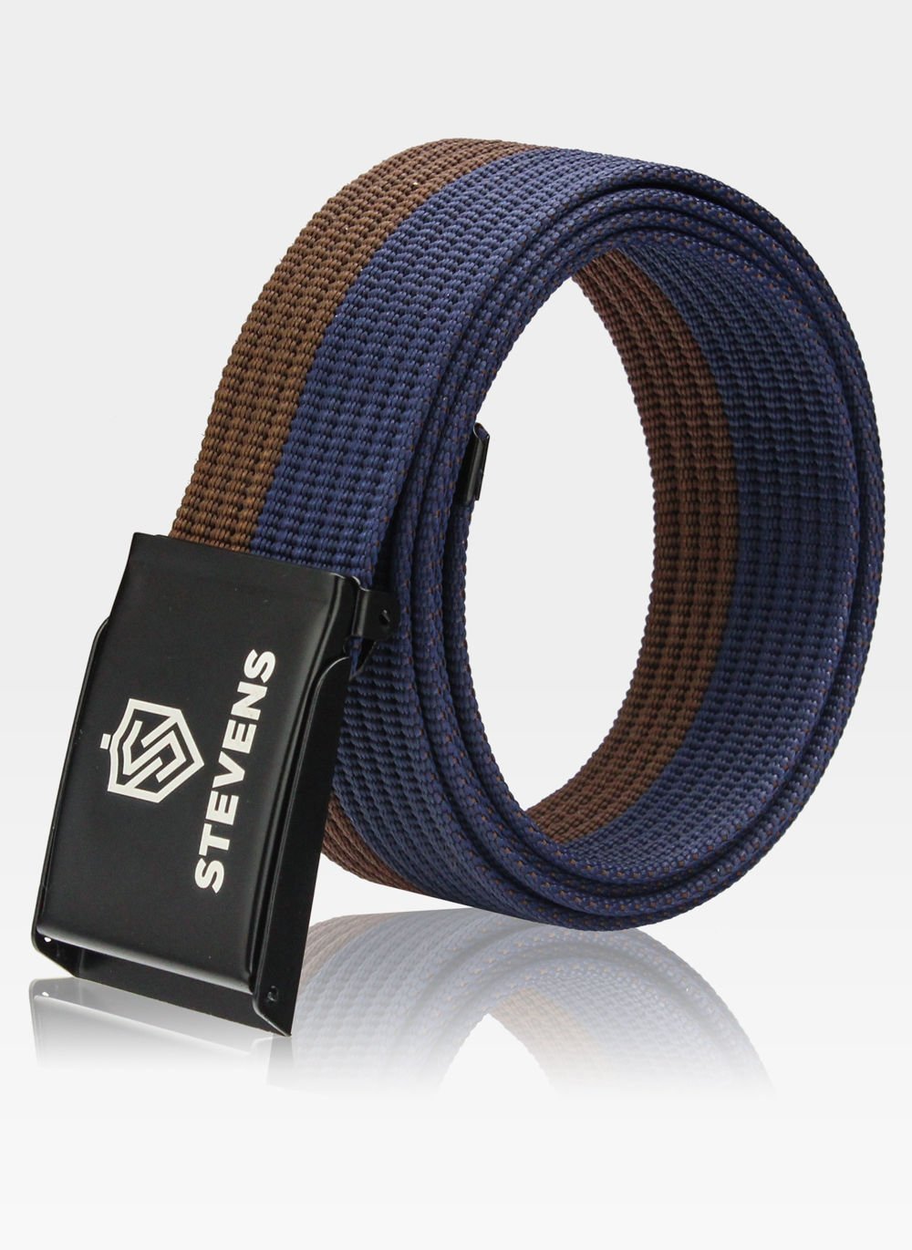 Diržas su sagtimi, Stevens, mėlyna/ruda