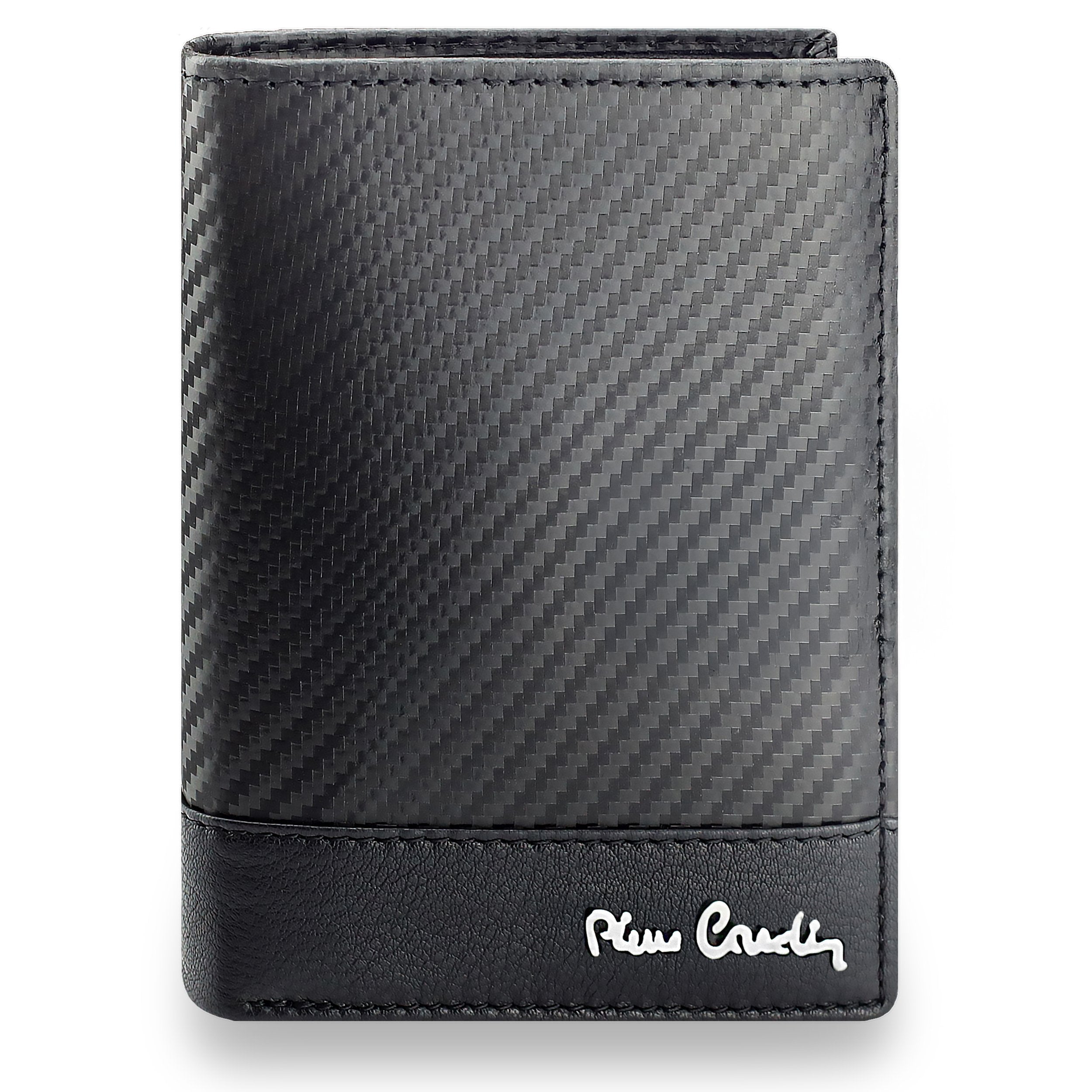 Vyriška odinė piniginė Pierre Cardin, juoda 623706