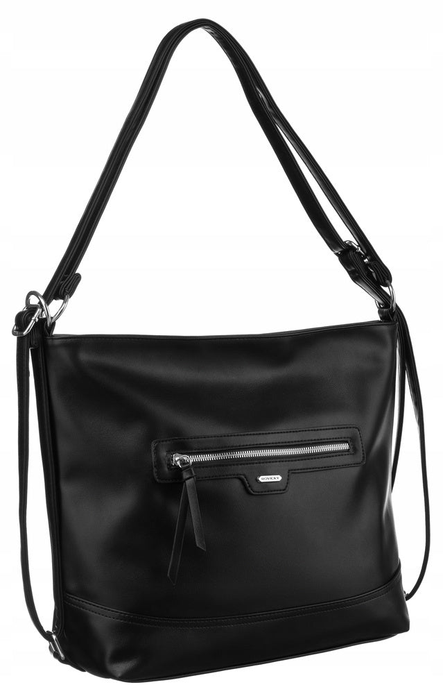 Talpi moteriška rankinė „Rovicky“ iš ekologiškos odos, juoda RT21