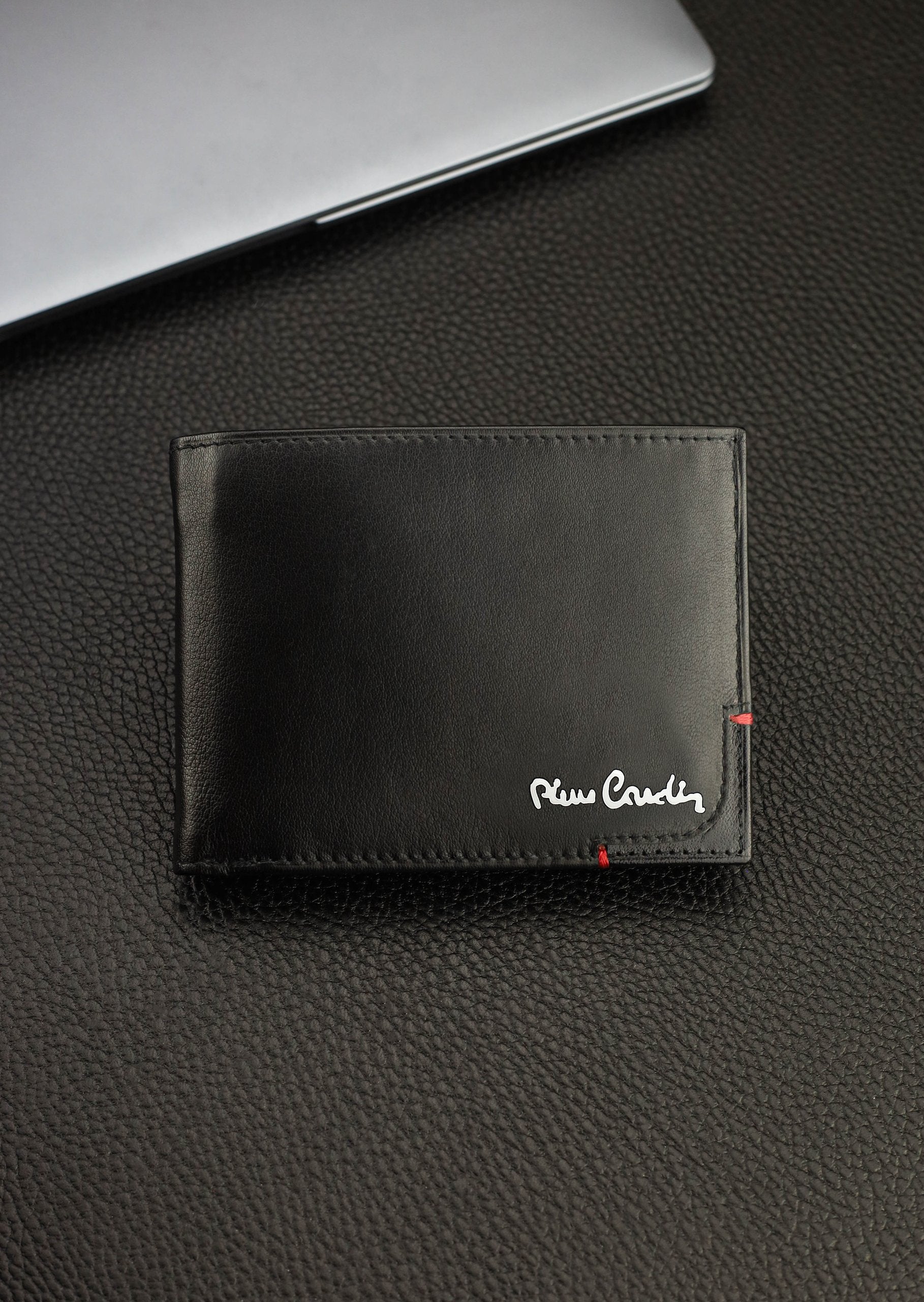 Vyriška piniginė Pierre Cardin, juoda, natūrali oda, RFID apsauga 8806