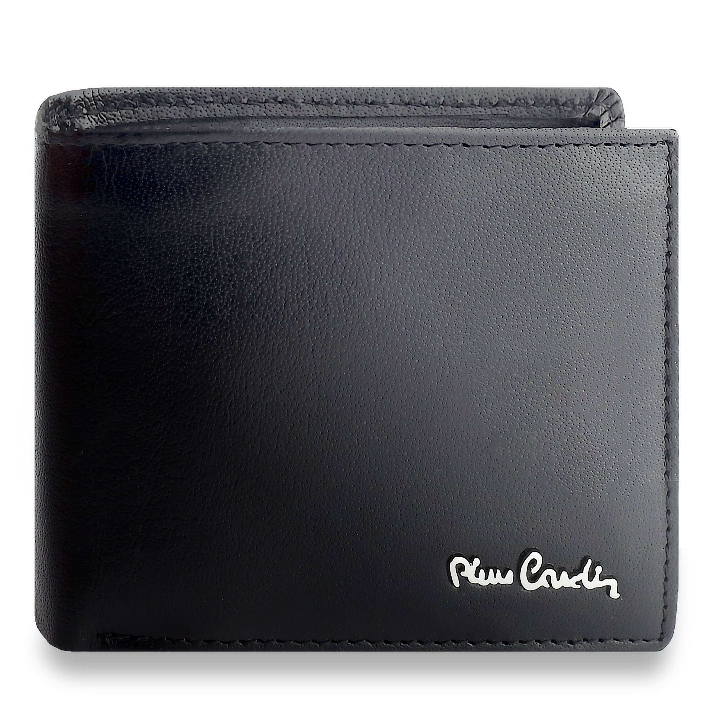 Vyriška piniginė Pierre Cardin, juoda, natūrali oda, RFID apsauga 75TILAK