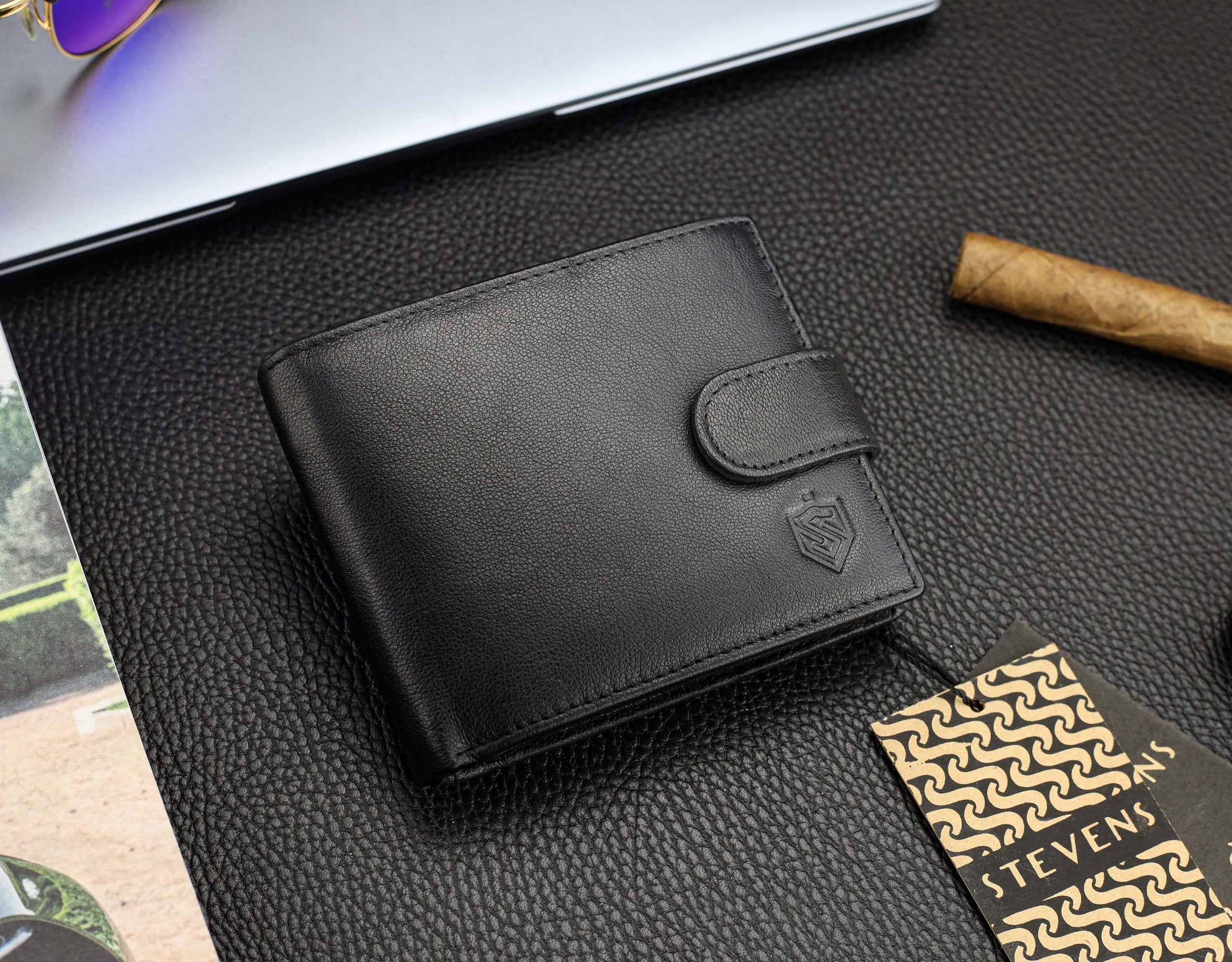 Dovanų rinkinys vyrams, piniginė su dvipusiu diržu Stevens 325A D149