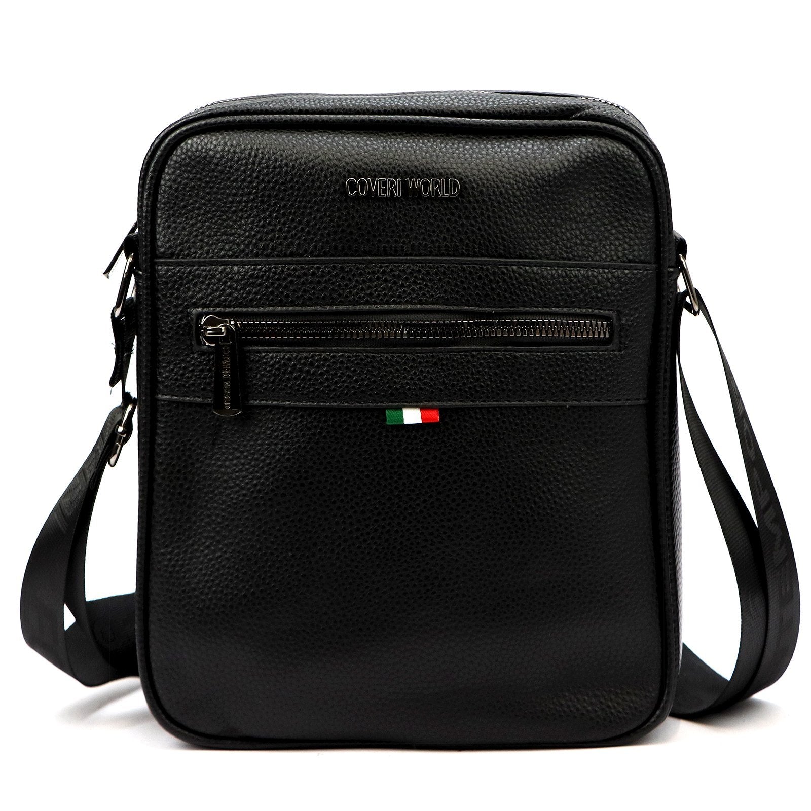 Vyriška diržinė rankinė Coveri World CW8362, juoda, eko oda