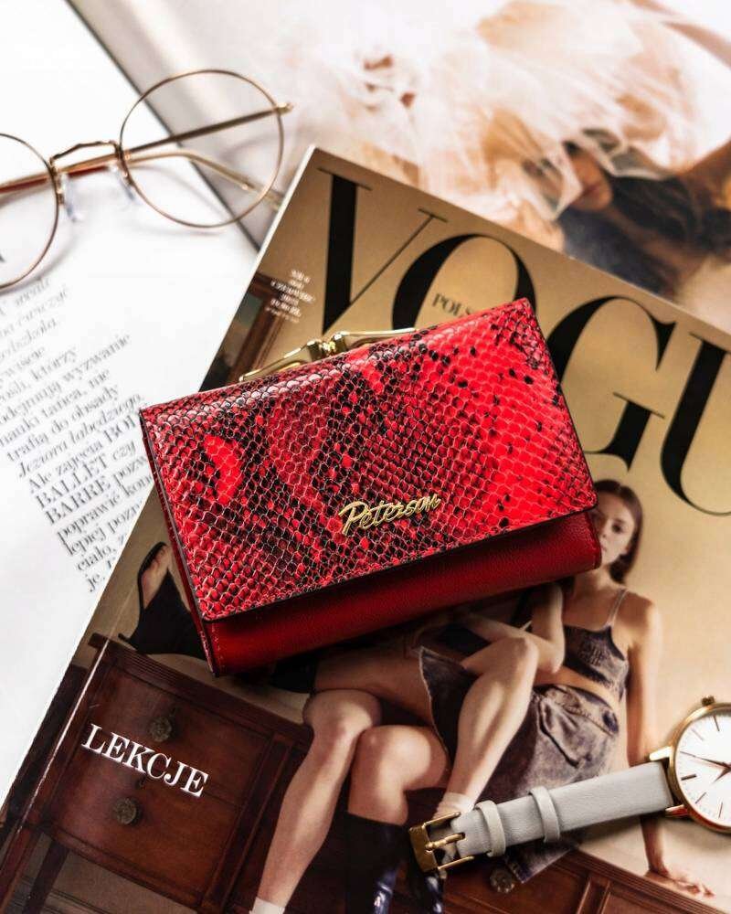 Maža moteriška piniginė Peterson M41, raudona N64