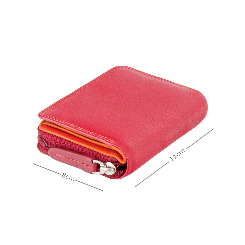 Moteriška odinė piniginė Visconti Rainbow RB53, raudona