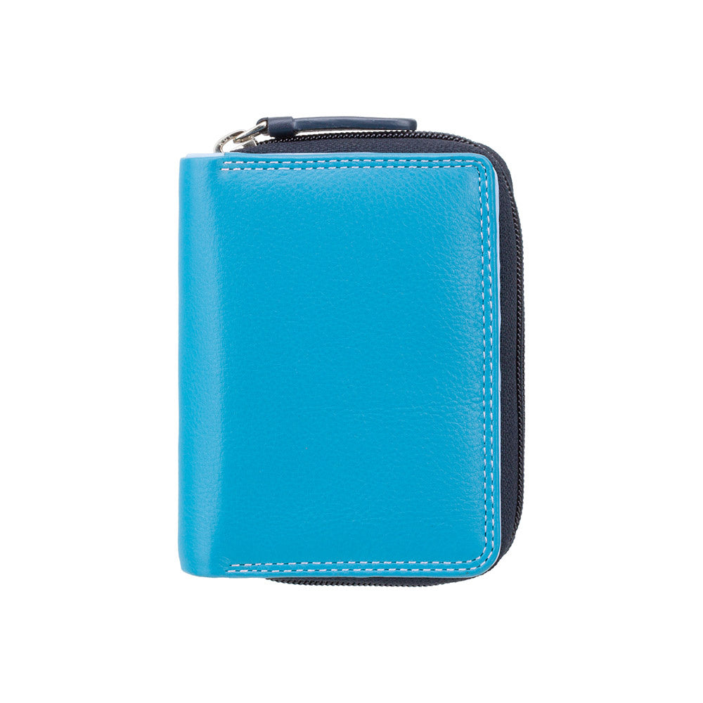 Moteriška odinė piniginė Visconti Rainbow RB53, mėlyna