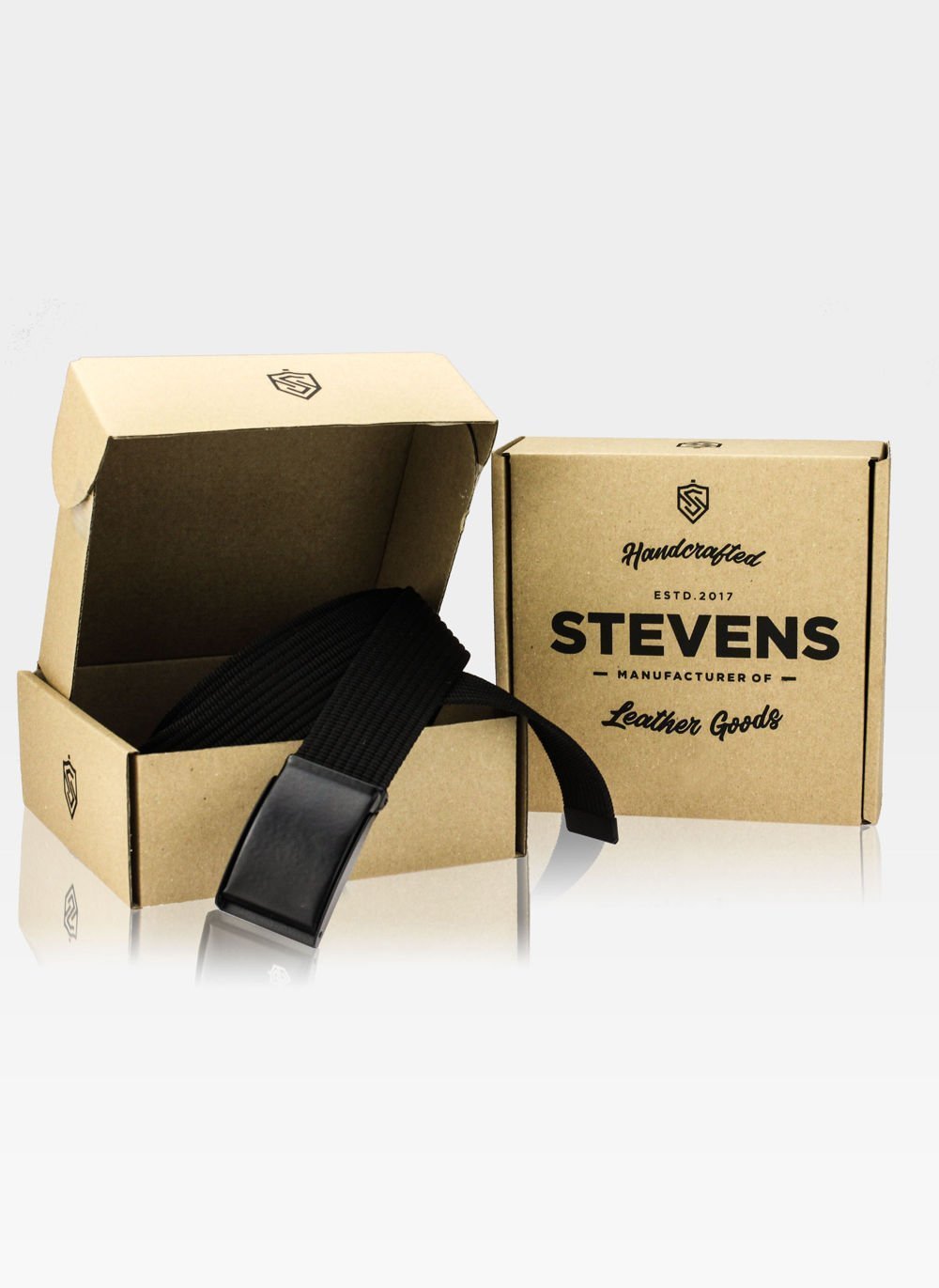 Vyriškų diržų komplektas Stevens 2in1 P34 D3
