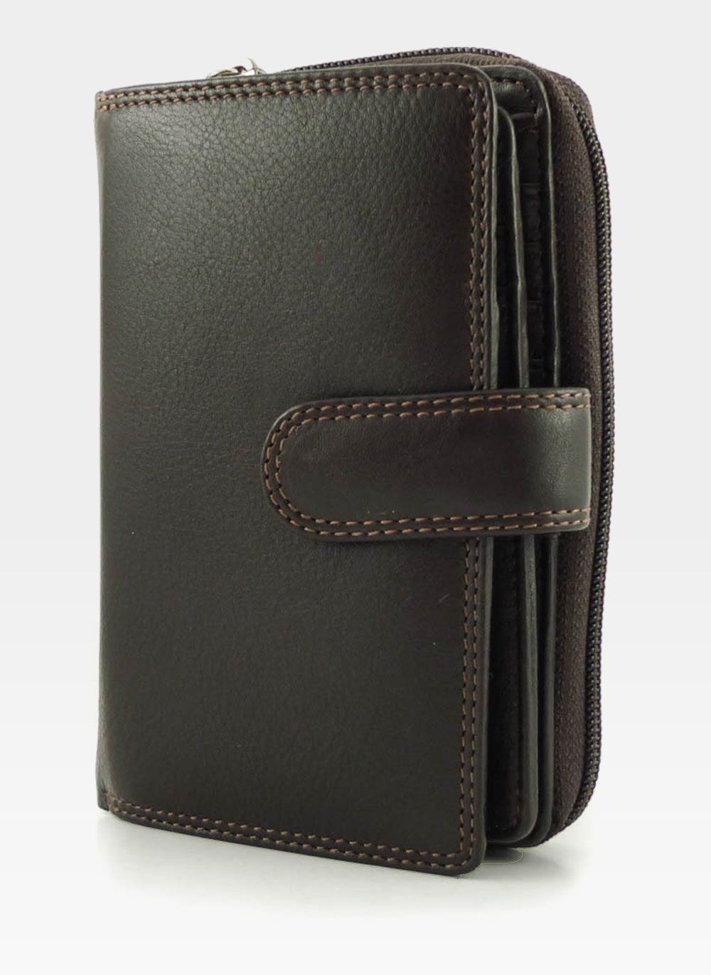 Moteriška odinė piniginė Visconti HT33, ruda D1854