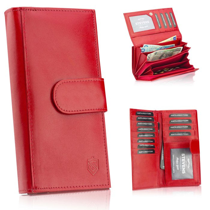 Moteriška odinė pinigine Stevens D1906