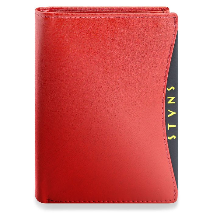 Odinė piniginė moterims Stevens BR, raudona N96