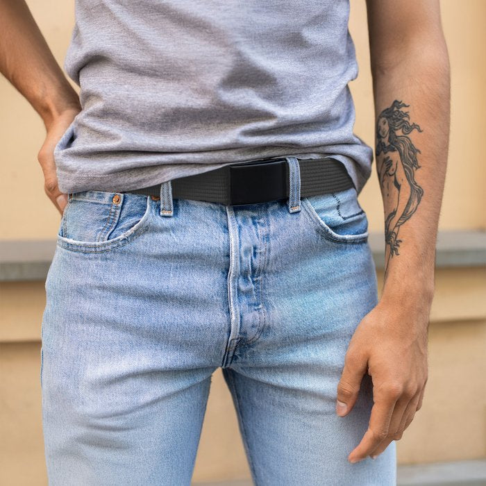 Dviejų diržų komplektas Stevens juodas ir pilkas, 135cm XL, universalus D146