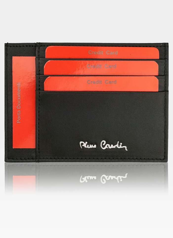 Vyriška odinė piniginė Pierre Cardin Tilak06 P020, juodos spalvos S462