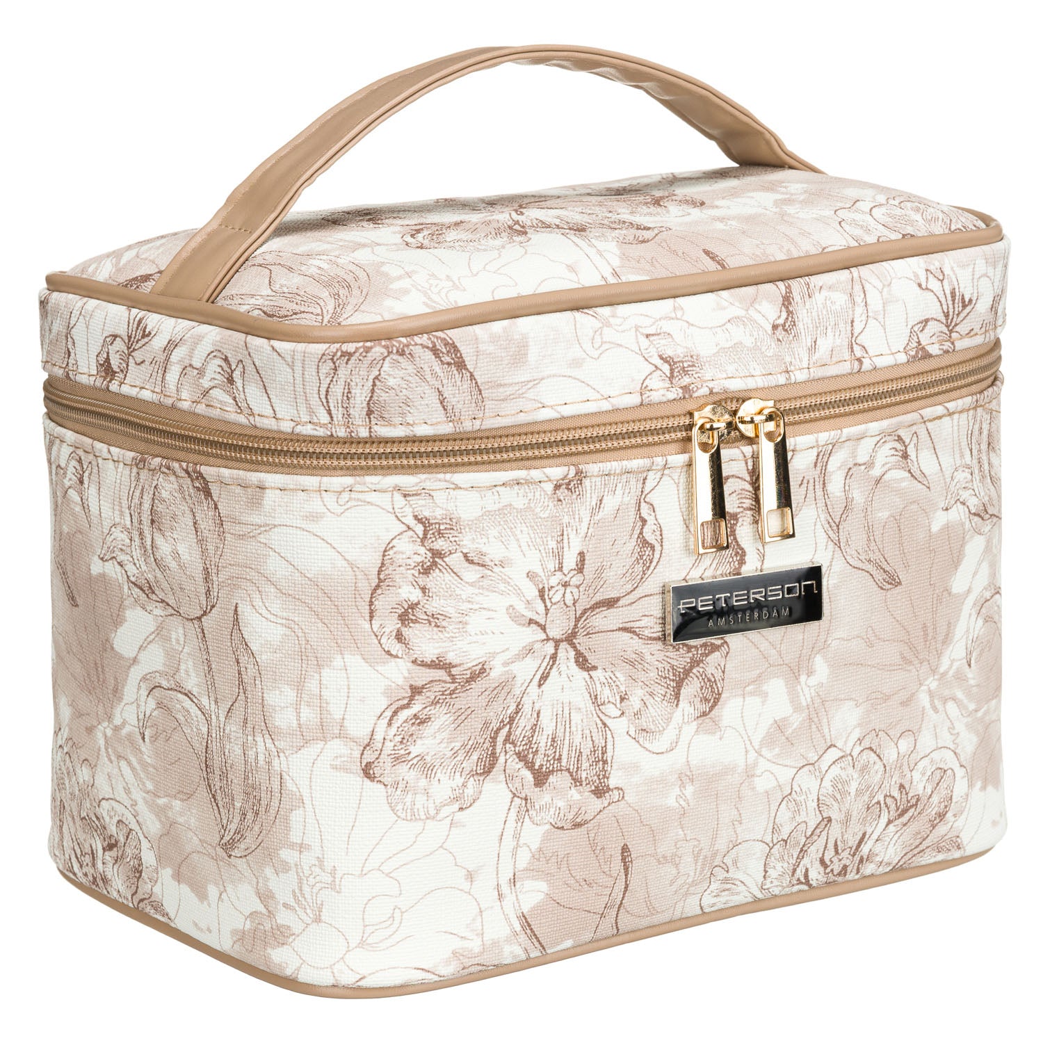 Maža kosmetinė moterims Peterson, smėlio