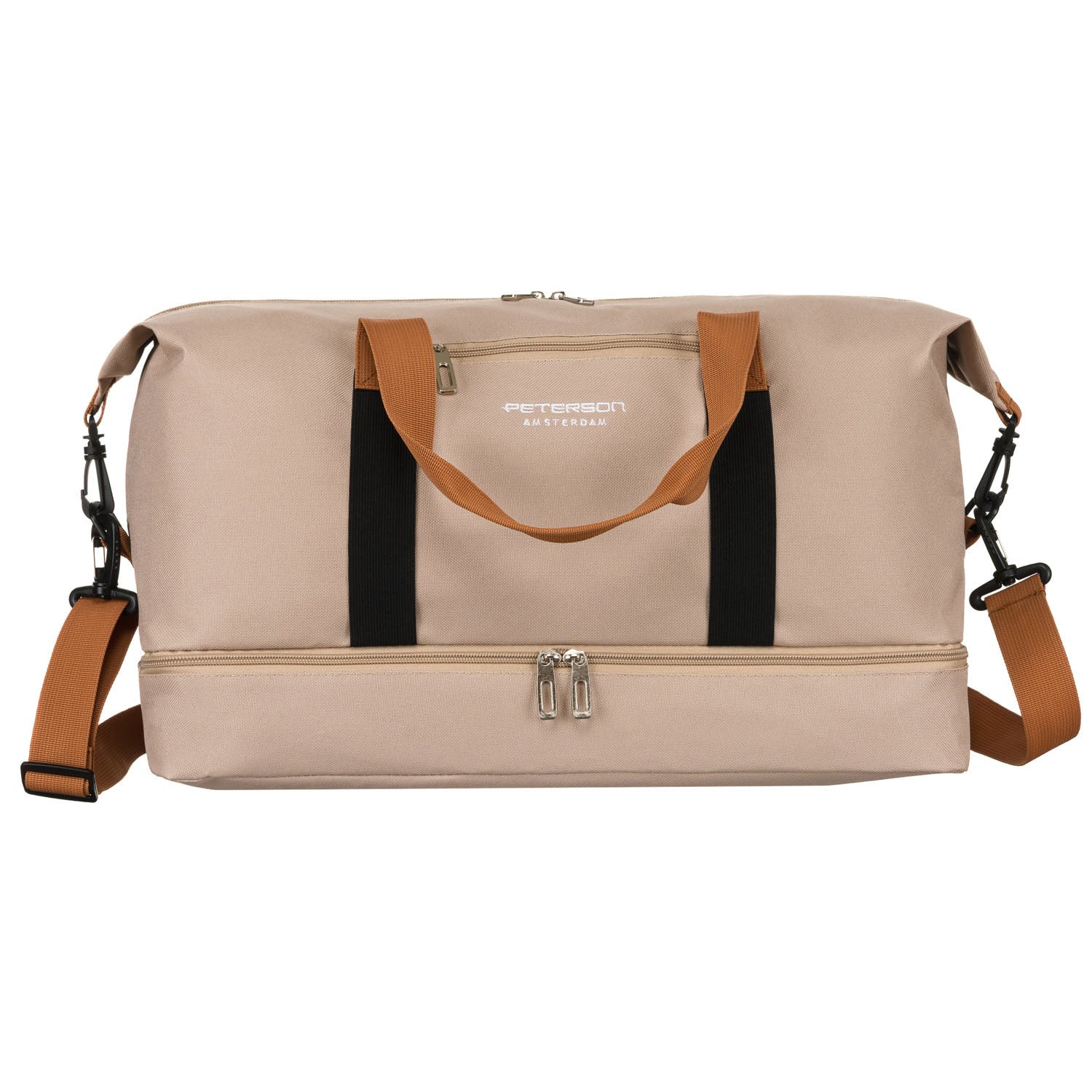 Didelė kelioninė rankinė moterims Peterson, smėlio