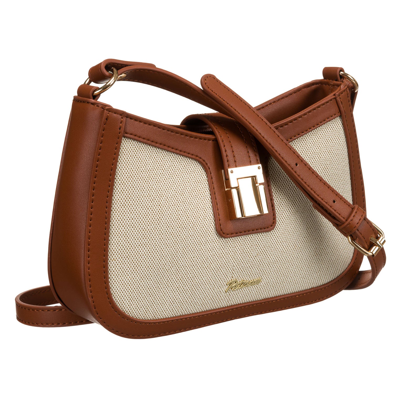 Vidutinė rankinė moterims Peterson, smėlio-ruda