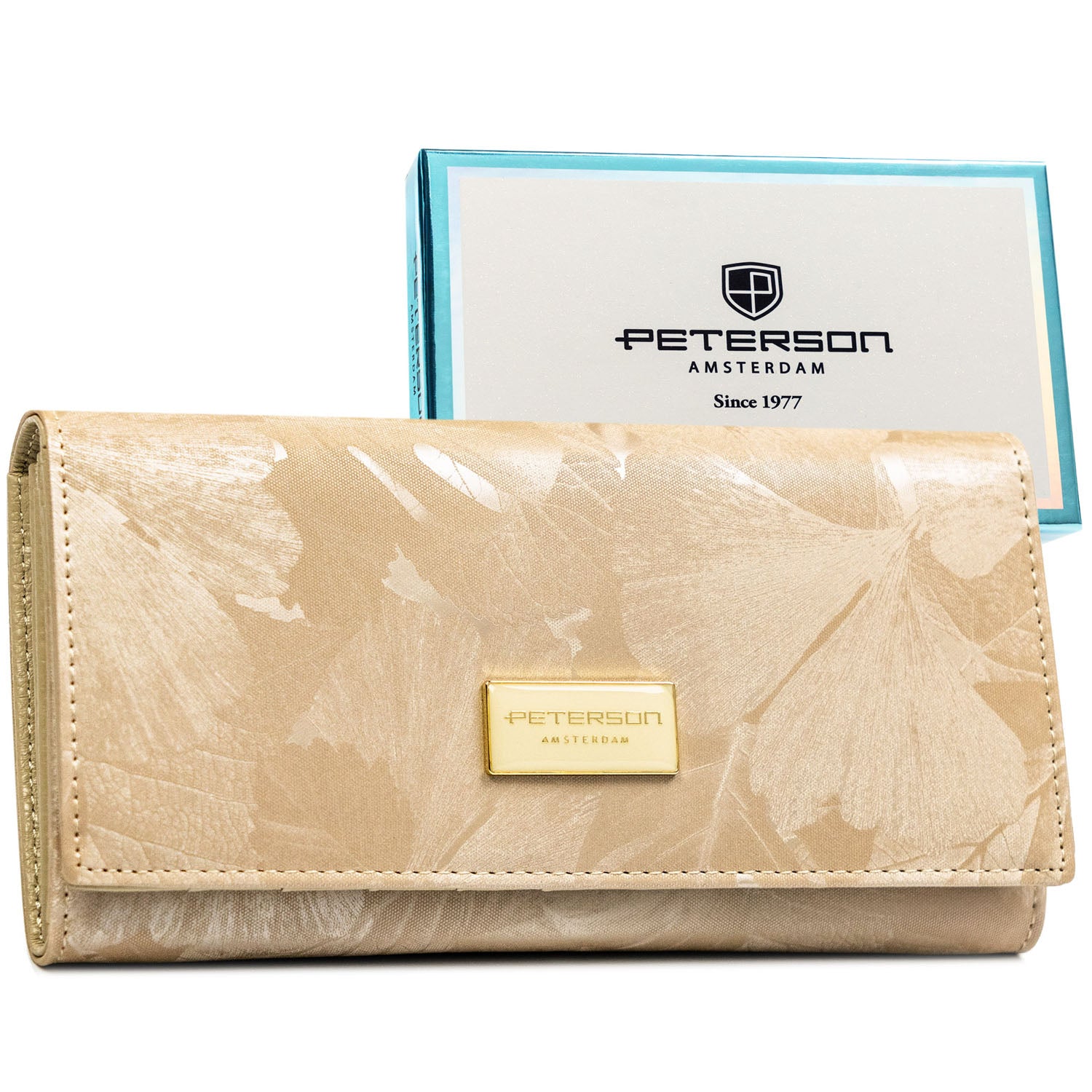 Piniginė moterims Peterson, smėlio 2517
