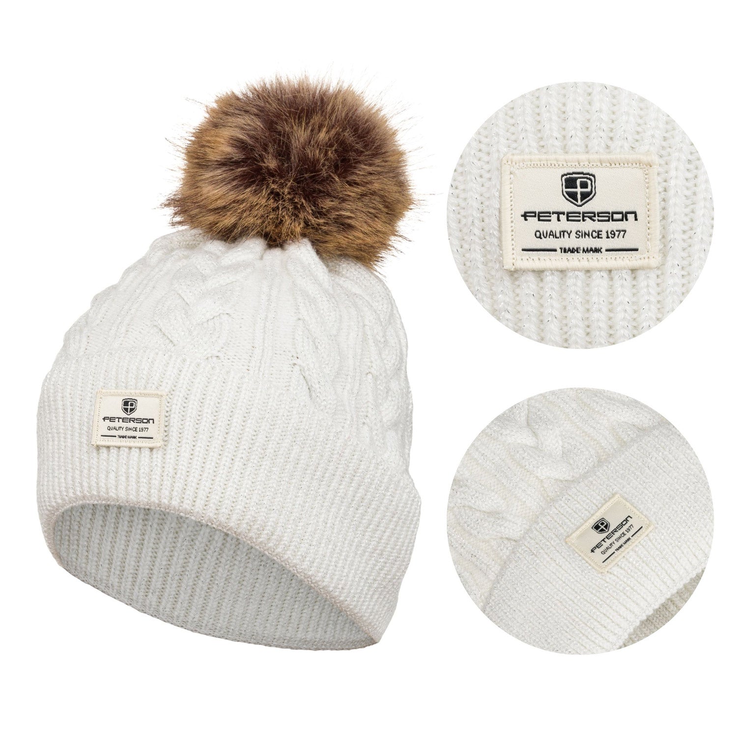 Kepurė moterims Peterson, balta K120
