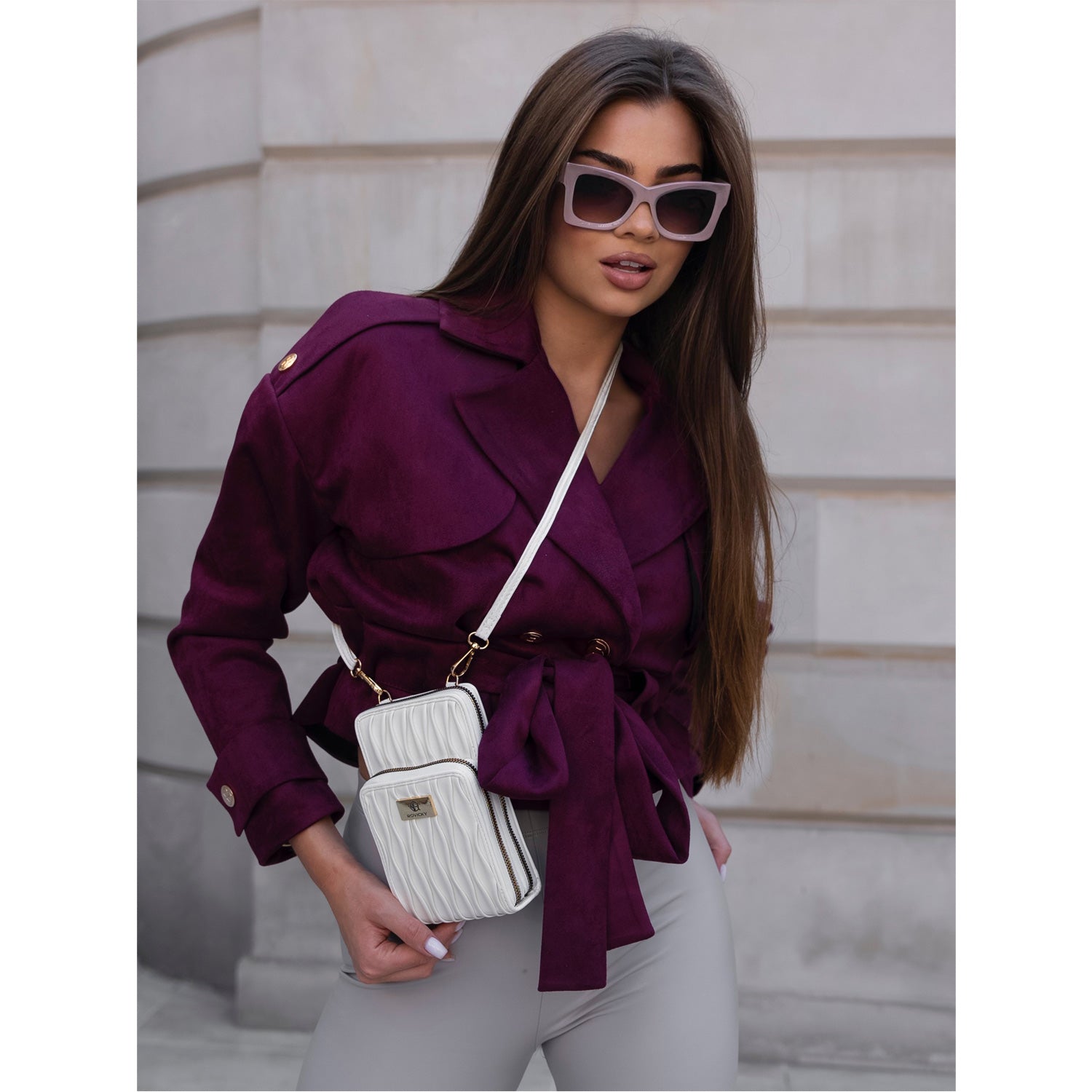 Rankinė Rovicky, balta R0176