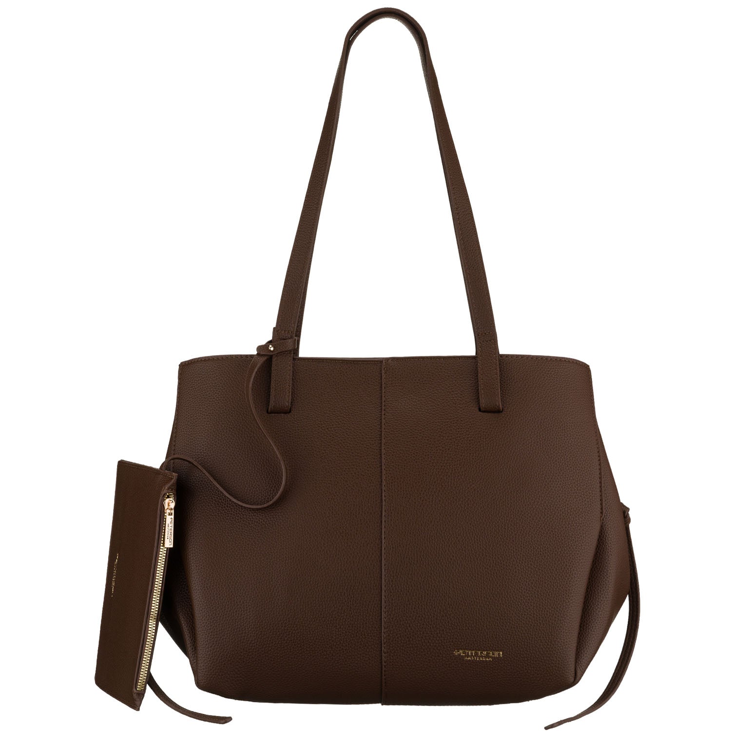 Didelė moteriška shopper rankinė Peterson, ruda AX38