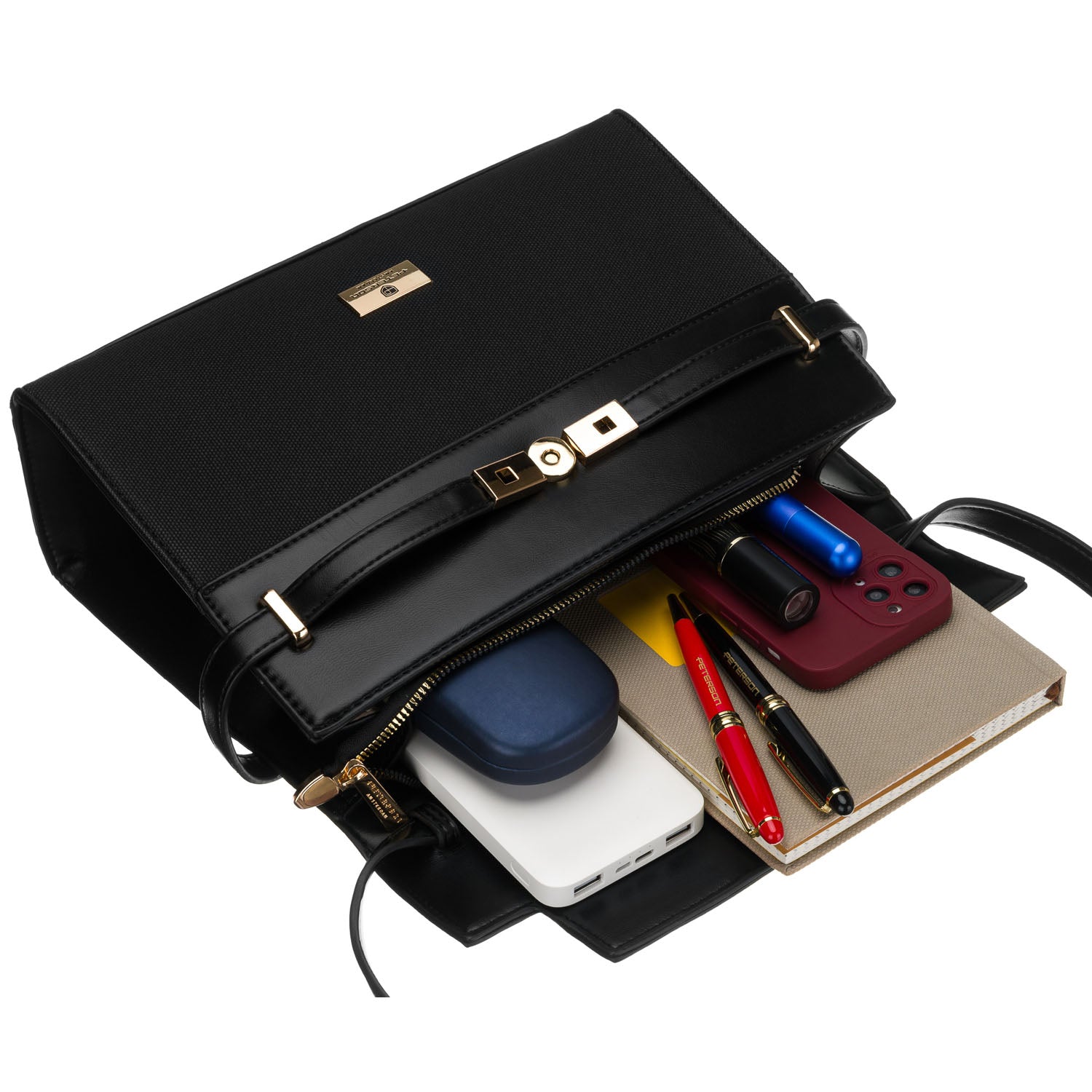 Maža rankinė moterims Peterson, juoda 1436